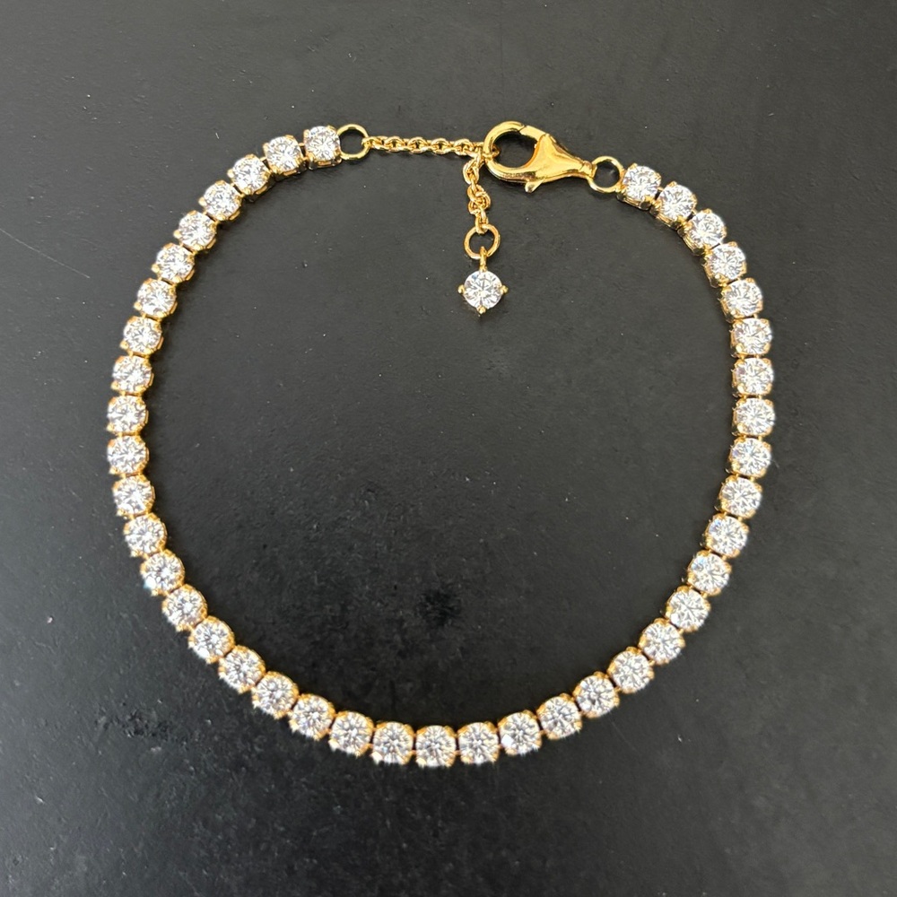 PANDORA Sparkling Tennis Bracelet 6.3 inches